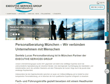 Tablet Screenshot of esgroup-muenchen.de